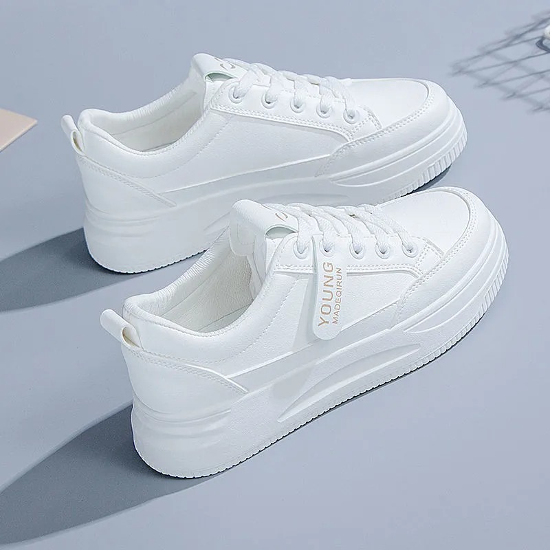 Little White Shoes Women's New Running Shoes Instagram Trendy Women's Shoes Korean Edition Female Student Leisure Sports Shoes Fashion Board