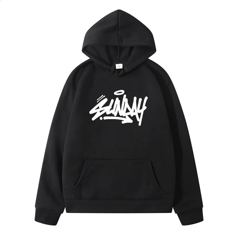 Letter n Autumn Cotton Clothing Mens Sweaters Hoodies Y2k Printed Sweatshirts Street Harajuku 240821