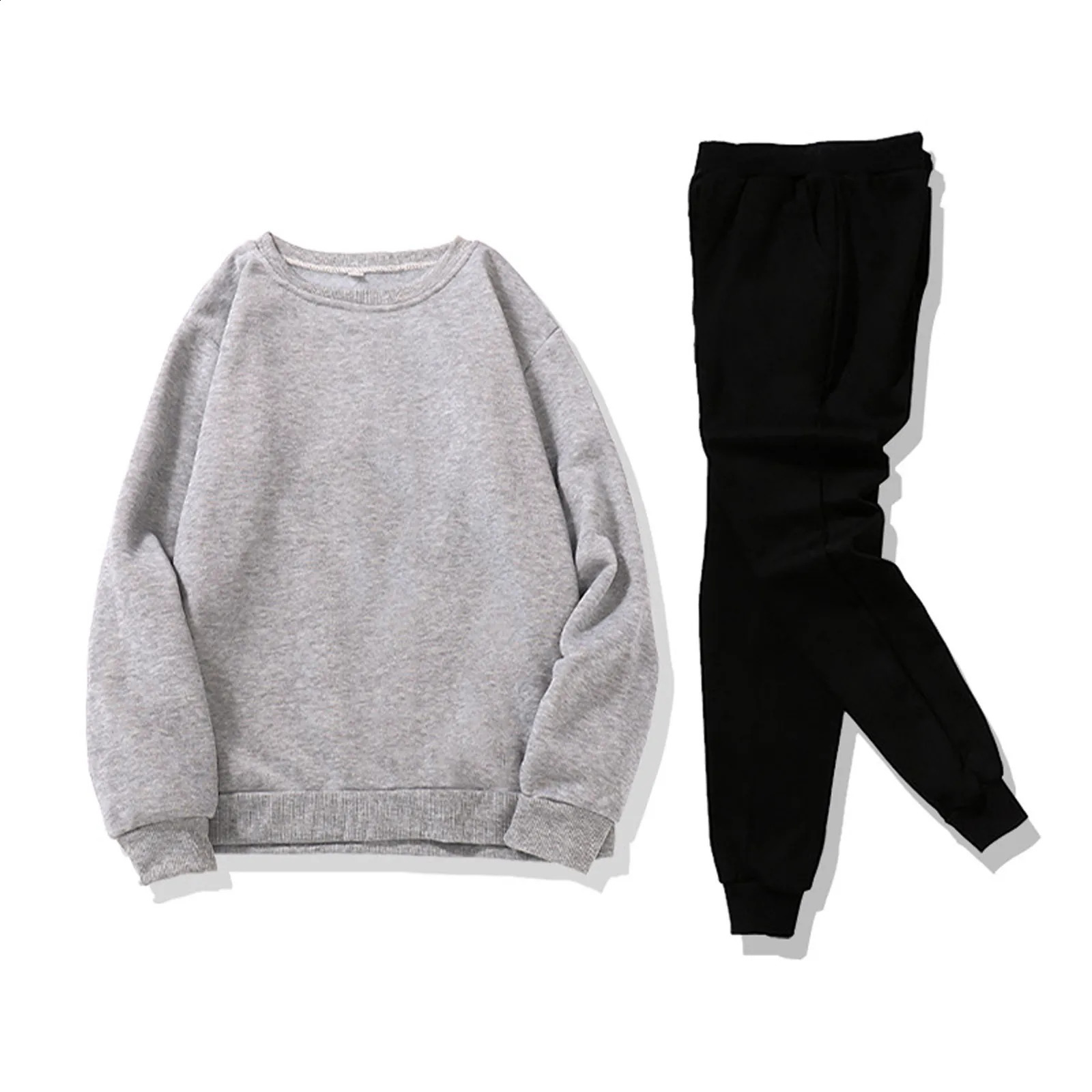 Men And Women Shirt Top Set Autumn And Winter Leisure Printed Soft Set Long Sleeve Hooded Sweater Pants Sports Suites for Men 240821
