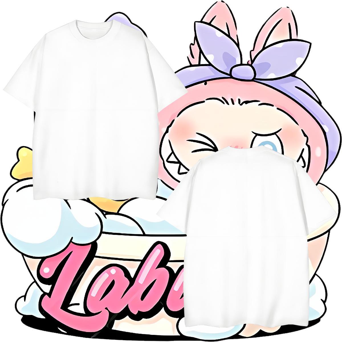 Wholesale SCARY Couples T Shirts 230g Cotton T shirt Customized Print Outdoor Round Neck Short Sleeve Comfortable Clothes