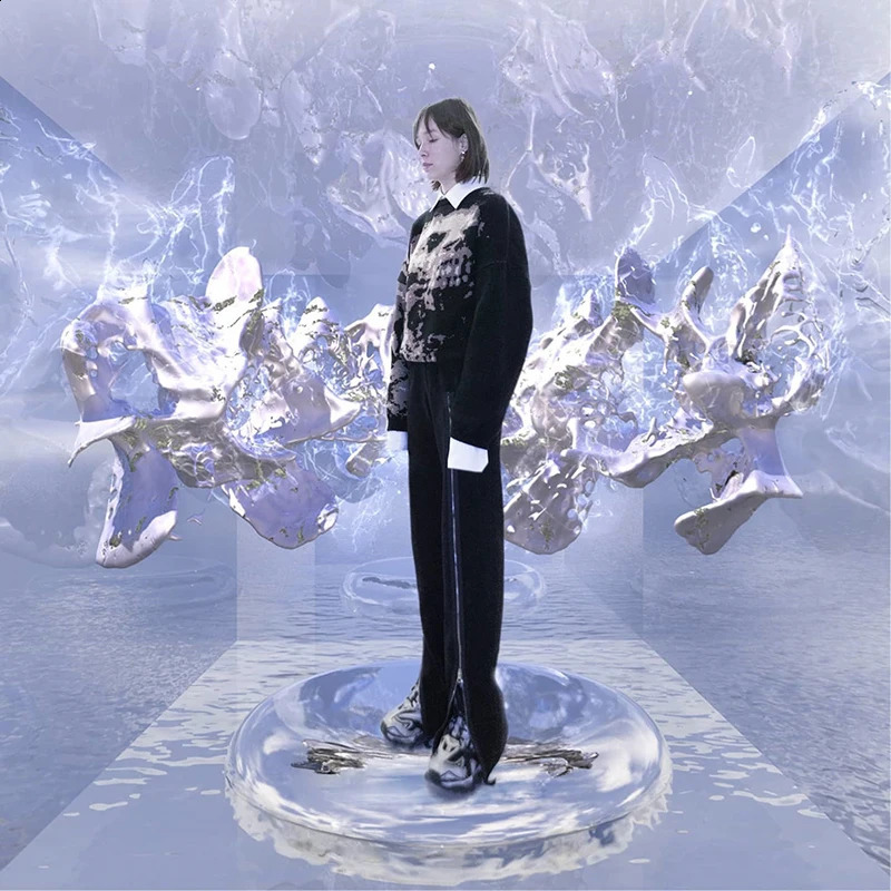 Gothic Skeletons Pullover autumn Harajuku Cotton sweater women Oversized Sweater Hip Hop Knitted Sweater men Streetwear Y2K 240821