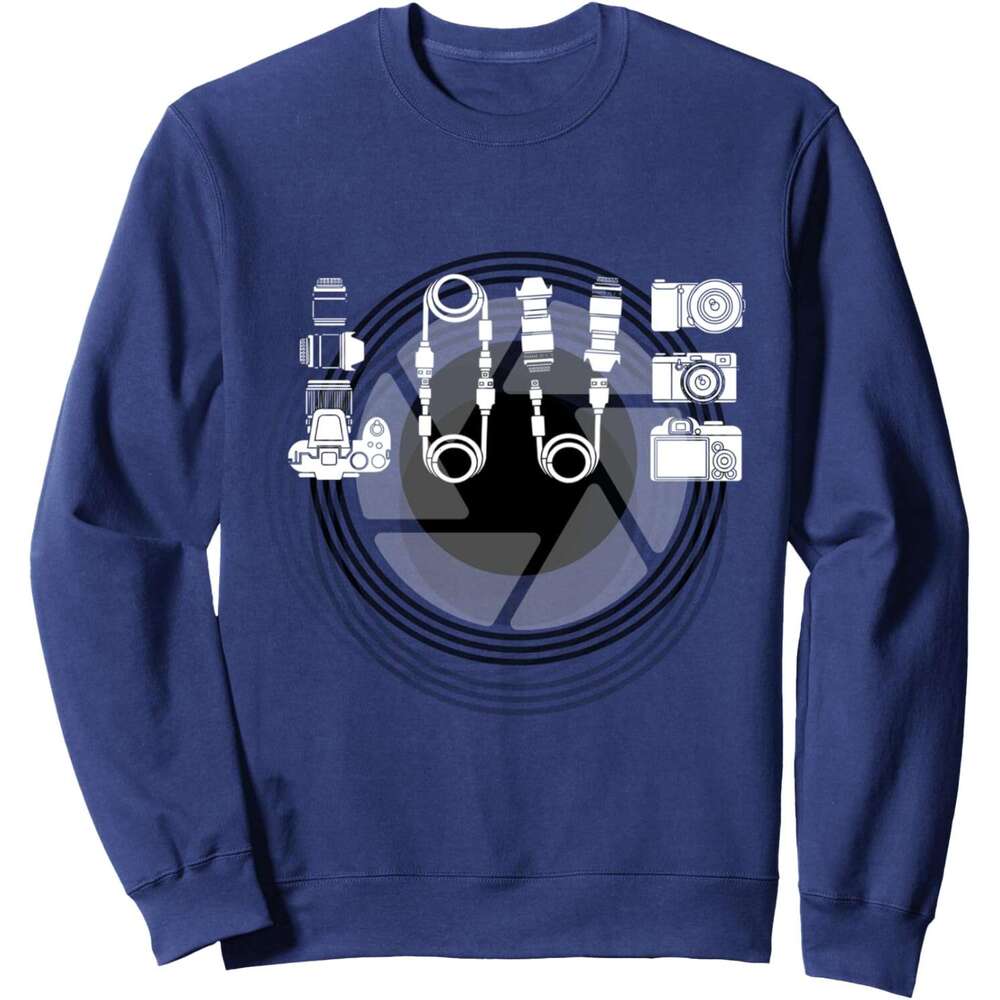 Long Sleeve Shirts for Men sweatshirt Love Themed With Lens Shoot Outs - Photographer Gift Sweatshirt T shirt Tee Streetwear Casual tops