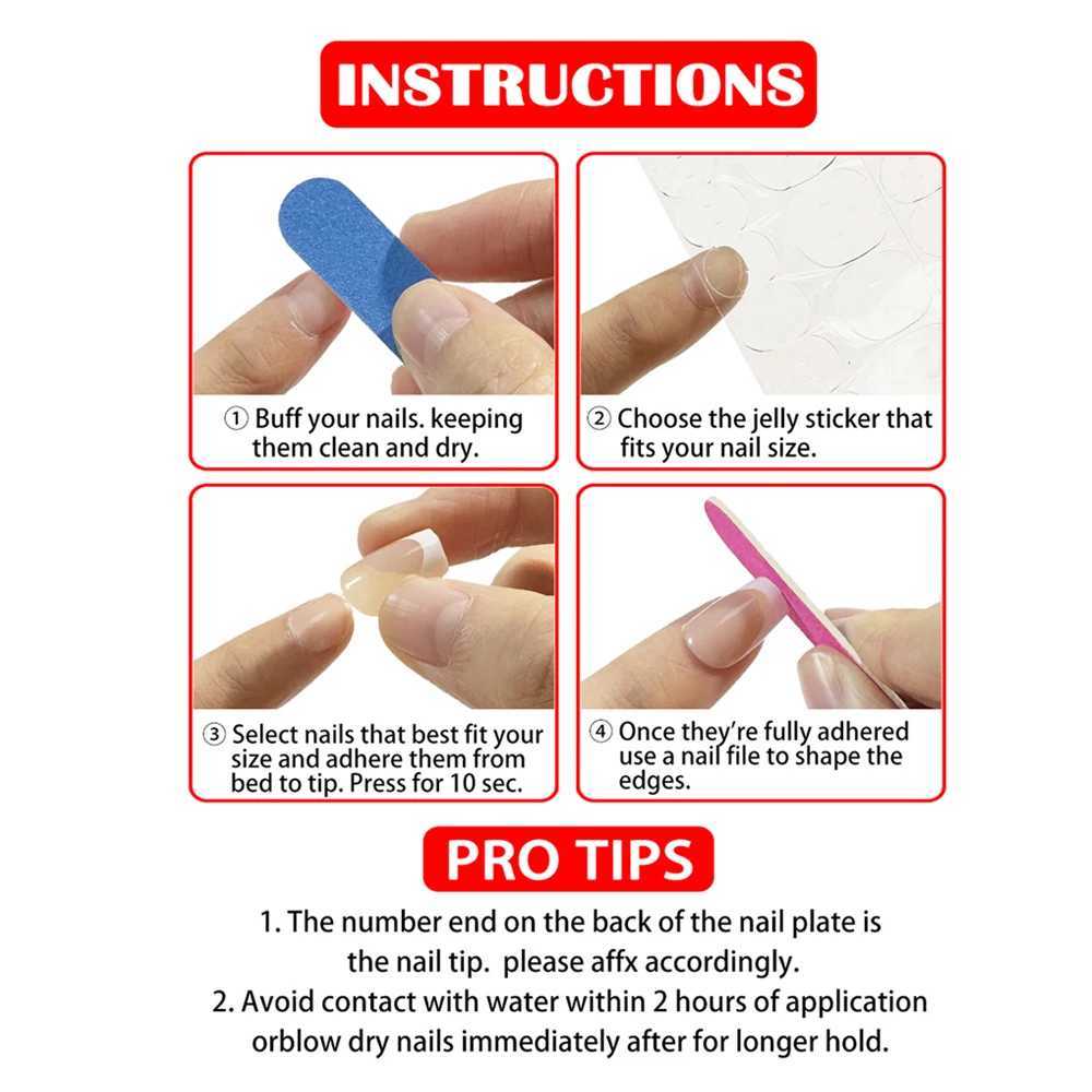 24Pcs/Set Women Girls Medium Coffin Shaped Blue French Heart Flower Yellow Bow Decoration Wearable Fake Nail Press on Nail ArtXJ241025