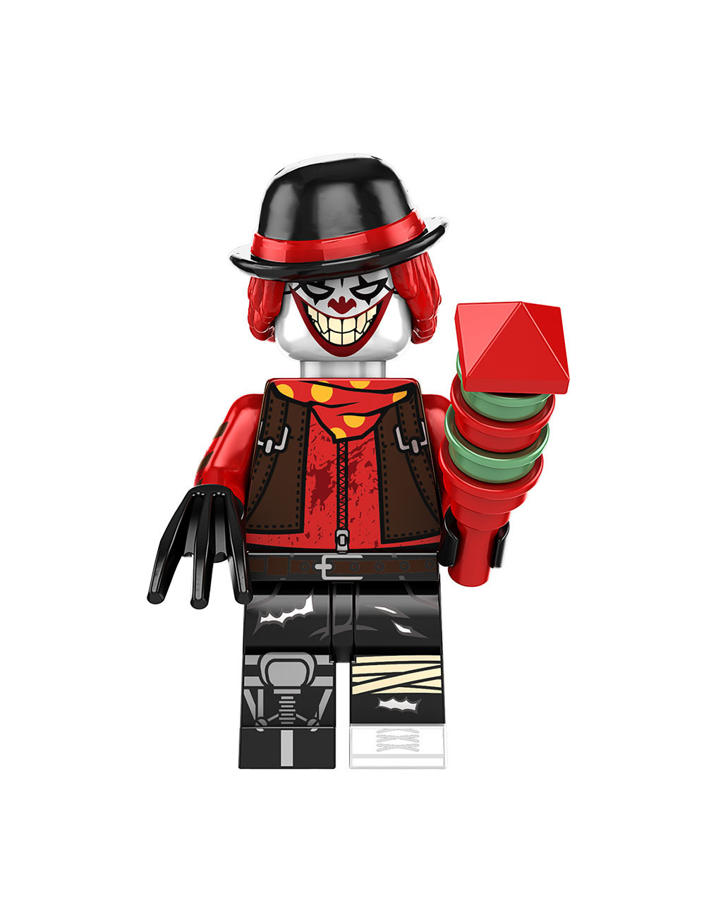KF6173 Cartoon Halloween Series Small Particle Puzzle Toys Assembled with Building Blocks in a Bag