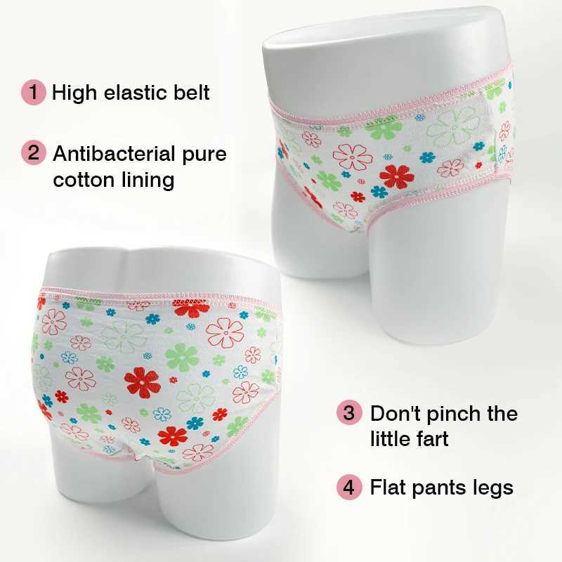 6Pc/Lot Cotton Panties Girls Kids Short Briefs Child Underwear Child Cartoon Shorts Underpants Children Girl Panties Cute Summer Y240821