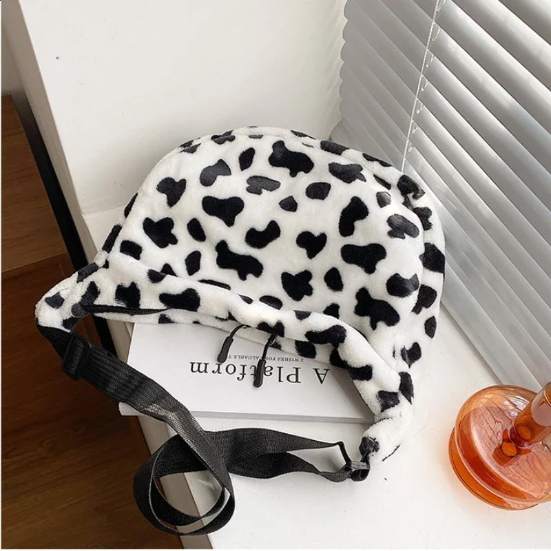 Cow Pattern Elegant n Women Tote Handbags Casual Large Capacity Ladies Shoulder Bag Simple Fashion Female Messenger Bags 240820ZYl