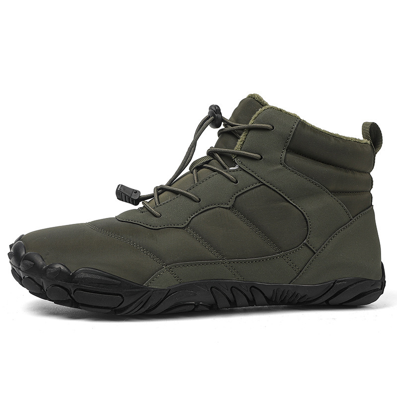 Ddmysports Five Boots Anti Slip Outdoor Snow Insulation Cold Resistance Men S And Women Cotton Shoes Short Cut Five Finger OUTDOOR