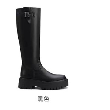 Ddmysports Grape Mom S Autumn Winter New Collection Bottom Thick Eel Leather Side Zipper Over Knee Knight Women Boots OUTDOOR