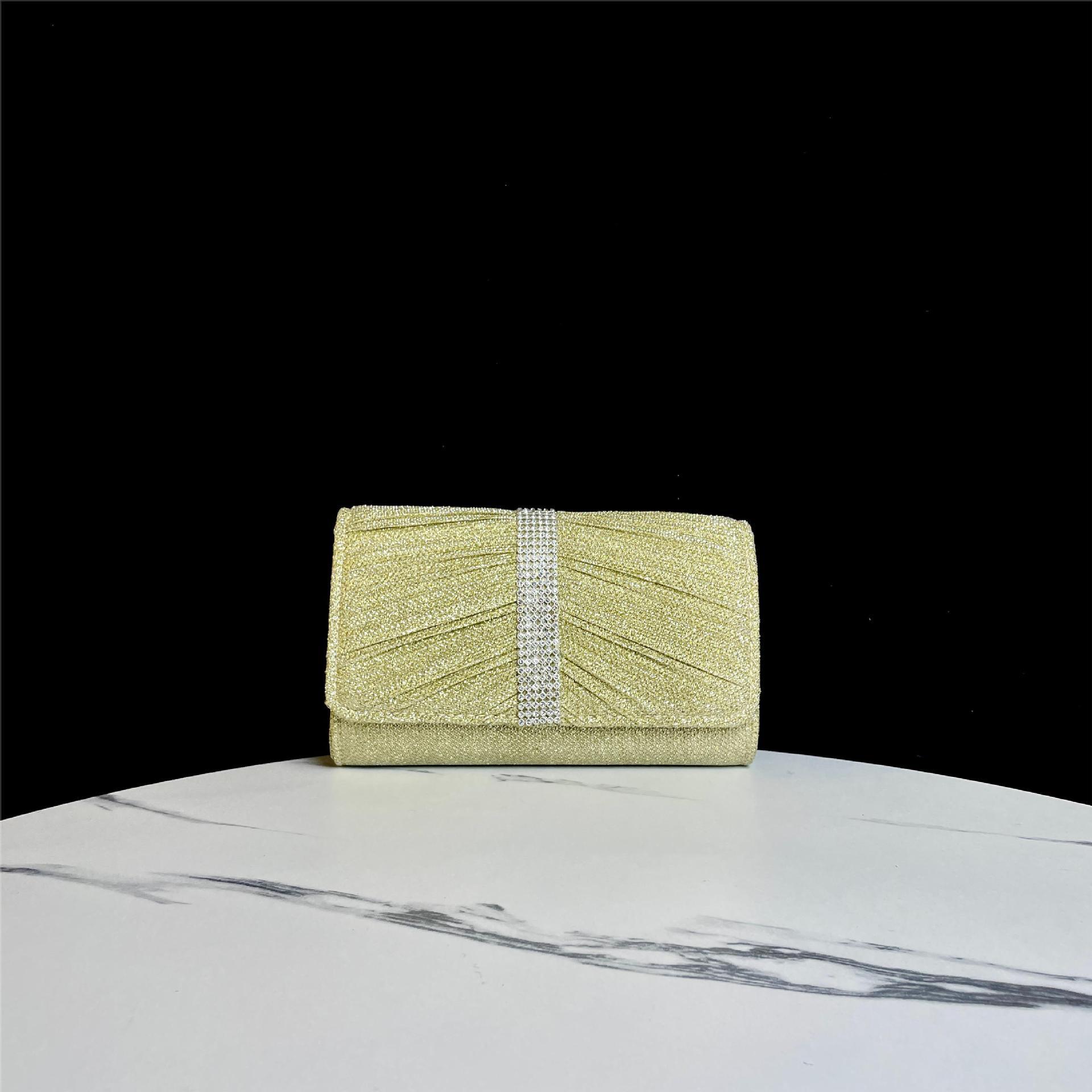 2025S Fashion Designer New dinner paired with cheongsam socialite dress bag, dia studded handbag, diagonal cross