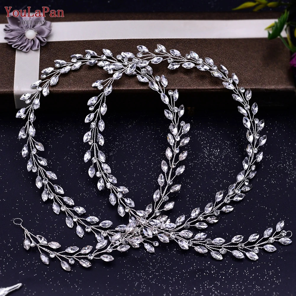 YouLaPan Bohemian Bridal Hair Accessories Crystal Headpiece Headband Wedding Tiara Jewelry Headwear HP394 240813