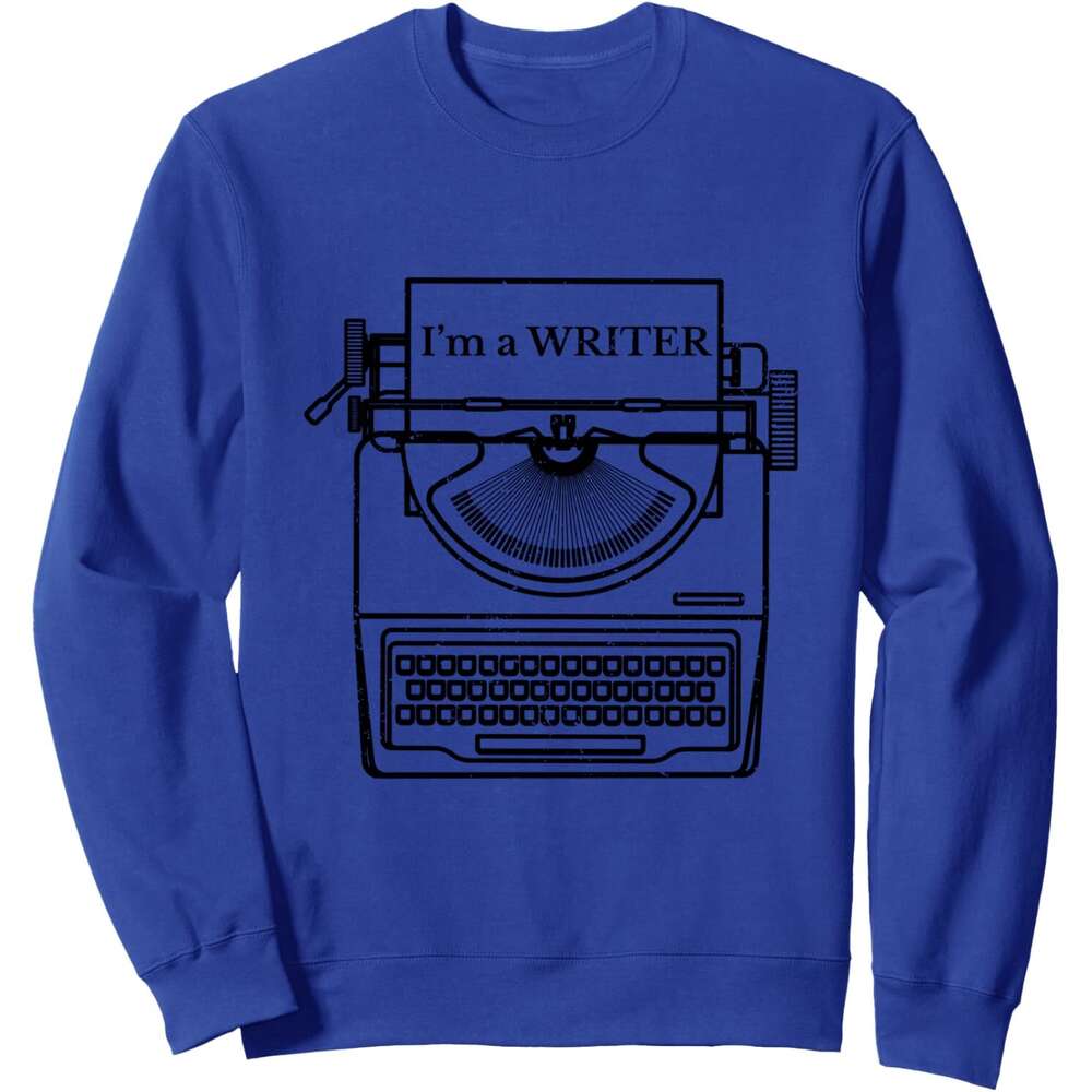 Long Sleeve Shirts for Men sweatshirt A Vintage Typewriter Writer Birthday Gift Sweatshirt T shirt Tee Streetwear Casual tops clothes