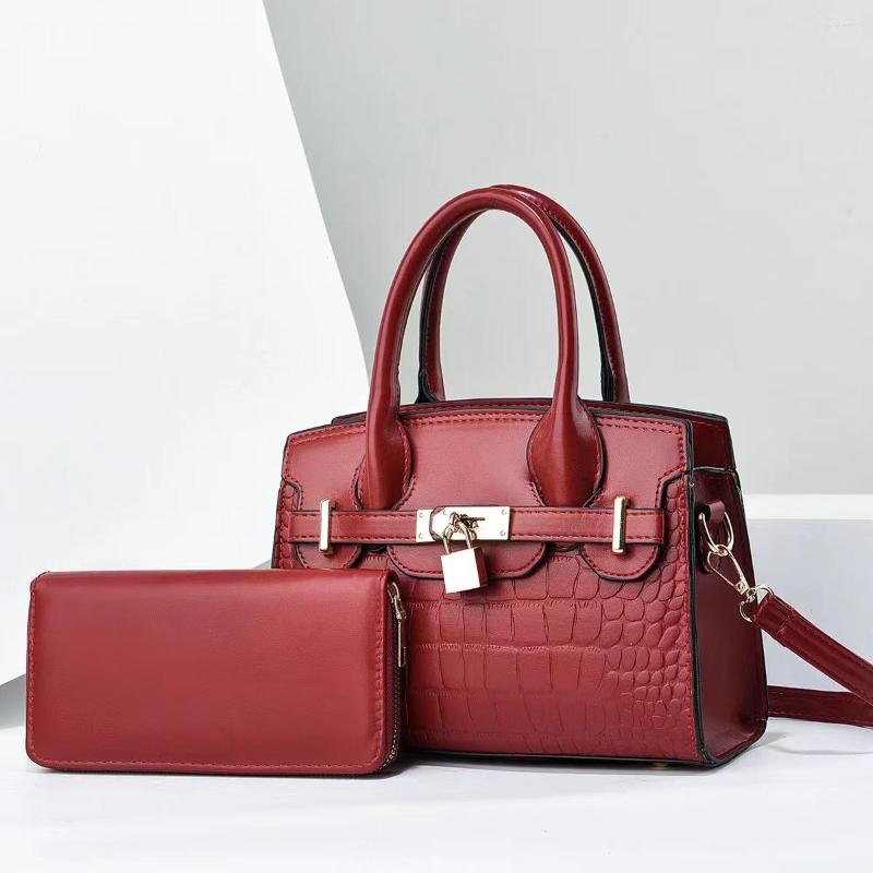 Free Shipping Bag 2025 High-quality Large-capacity Handbag Fashion Two-piece Set Mother Women's Crossbody Stylish Hundred