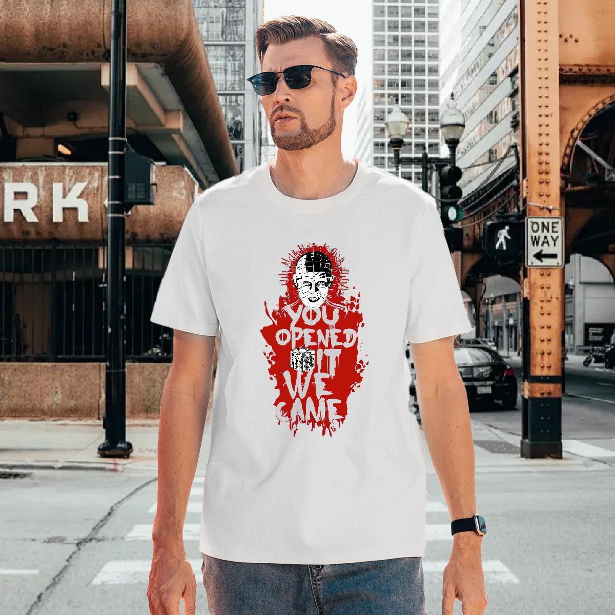 Designer Tshirts 100% Cotton 230g Anime Printing Street skull O Neck Short Sleeves Man T Shirts Wholesale Custom Cartoon Tee Shirt