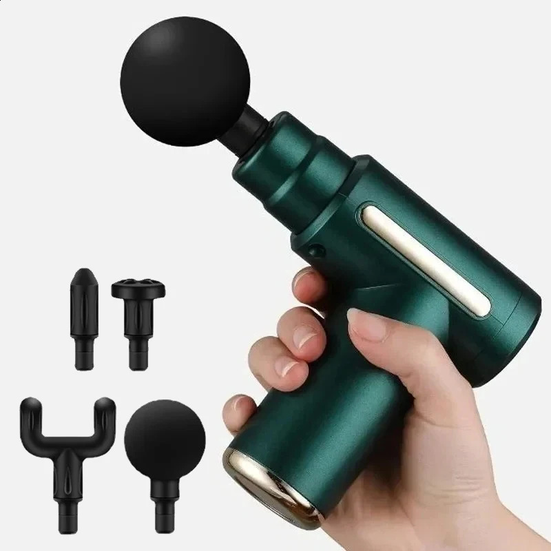 Mini Fascia Gun Vibration Massage Gun For Body Neck Back Deep Muscle Relaxation Fitness Slimming Muscle Relaxation Neckmassage 240808
