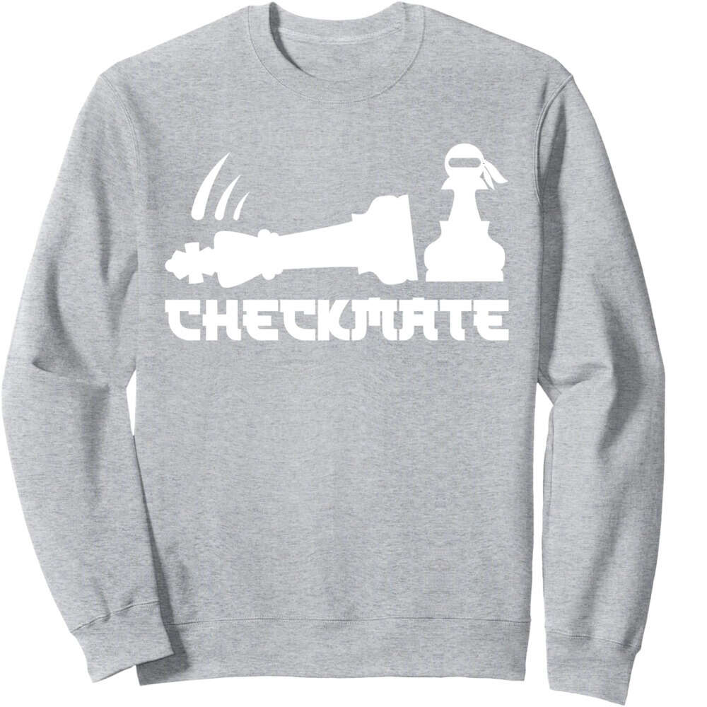 Long Sleeve Shirts for Men sweatshirt Funny Chess Player Checkmate Ninja Gift Sweatshirt T shirt Tee Streetwear Casual tops clothes