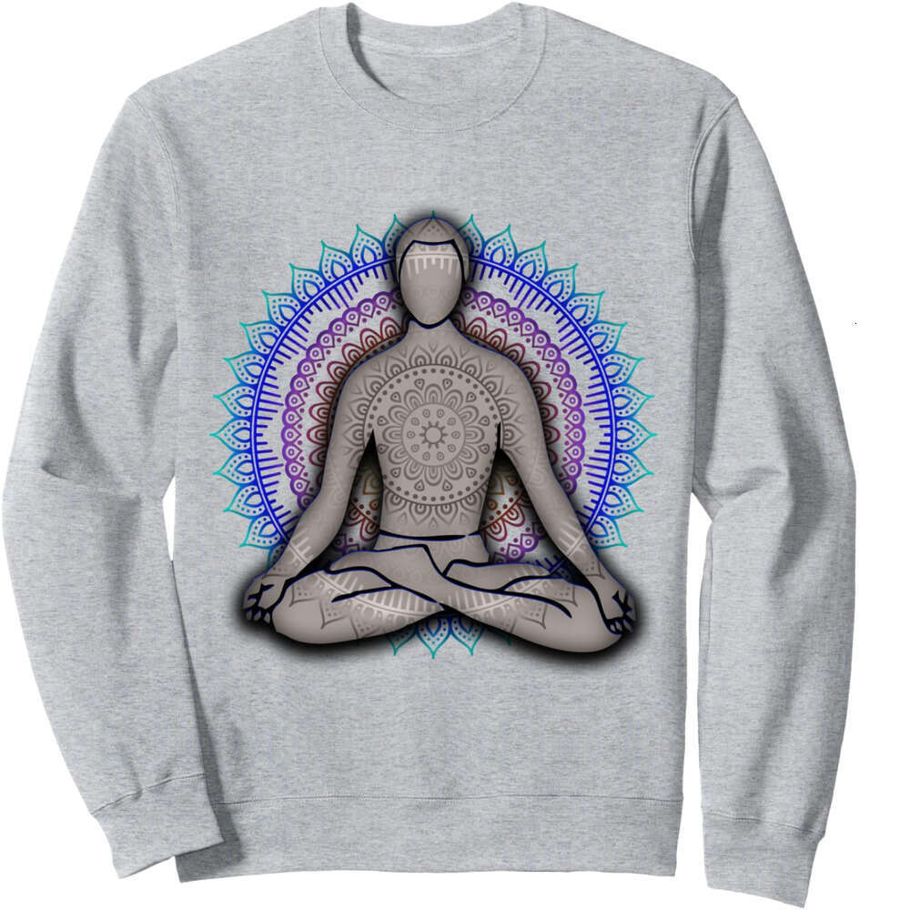 Long Sleeve Shirts for Men sweatshirt Yogis Meditation Cute Relaxing Cool Yoga Lover Gift Sweatshirt T shirt Tee Streetwear Casual tops clothes