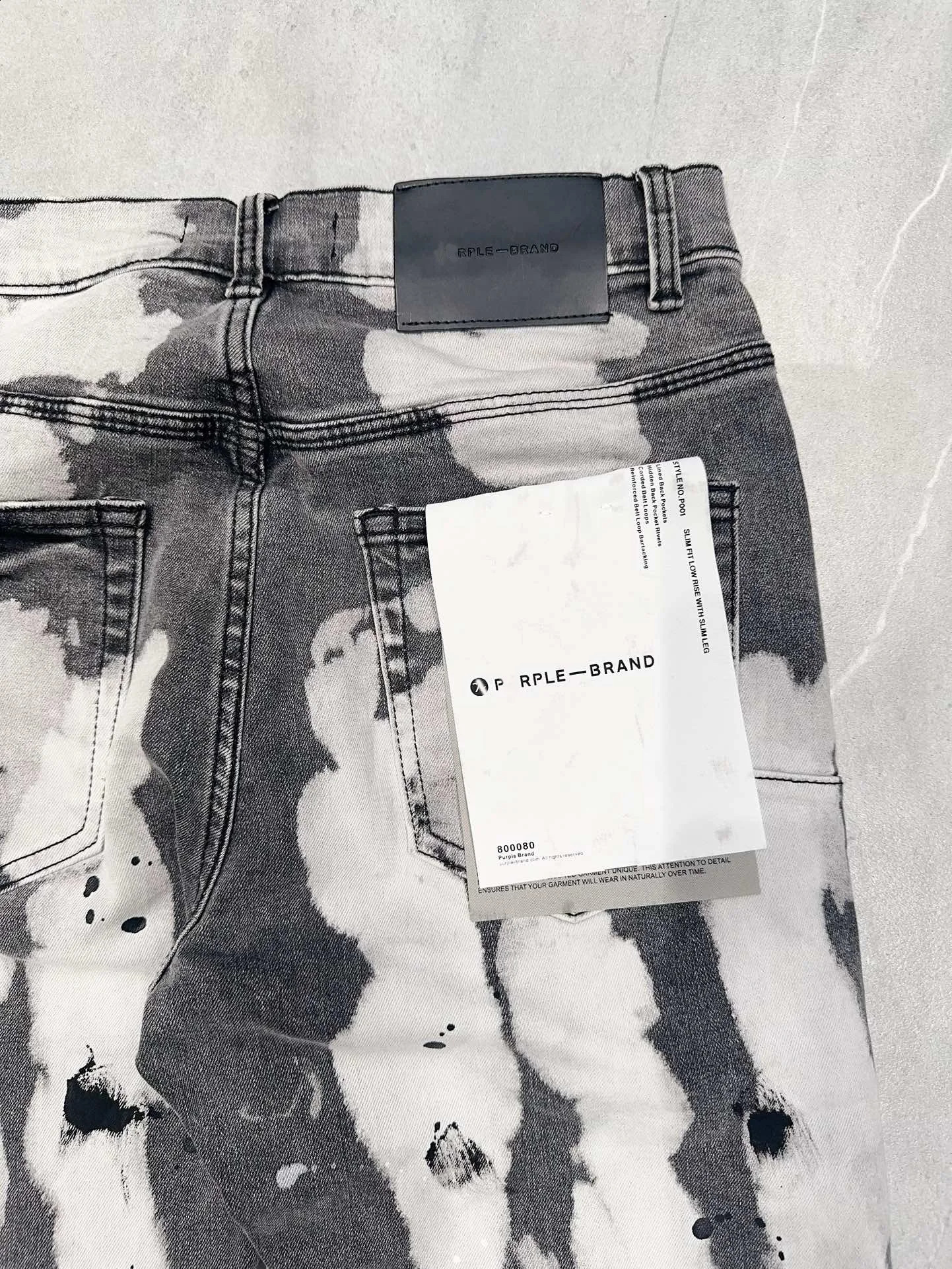 Graffiti Print Grey Jeans Men Slim Fit Washed Denim Bottoms Female High Street Jeans Clothes 240821