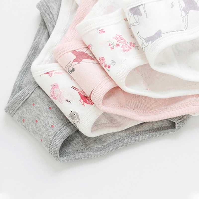 SheeCute 3 Pcs/Lot Girls Toddler Kids Underwear 100% Cotton Soft Panties Baby Briefs Y240821