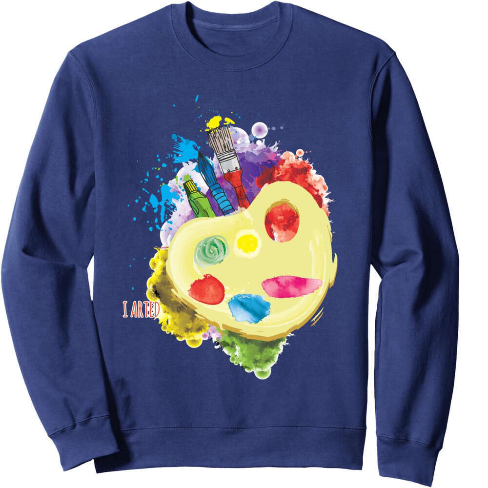 Long Sleeve Shirts for Men sweatshirt I Arted Art Lover Funny Artist Awesome Gift Idea Sweatshirt T shirt Tee Streetwear Casual tops clothes