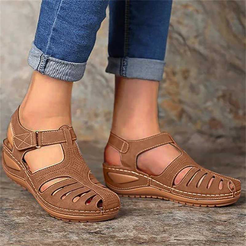 High Quality Sandals Shoes Women Summer Beach Womens Sandals Non-Slip Sandals For Women Wedge Shoes Woman Soft Footwear Sandal Women Female T241227