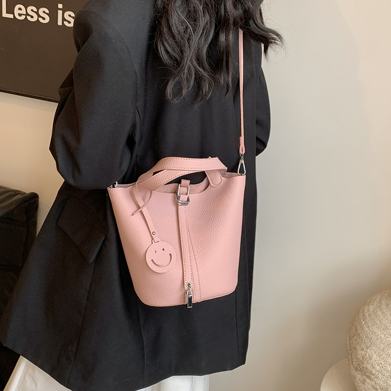Designer Bucket Bag Set: Chic 2024 Summer Handbag & hot Crossbody, Pink