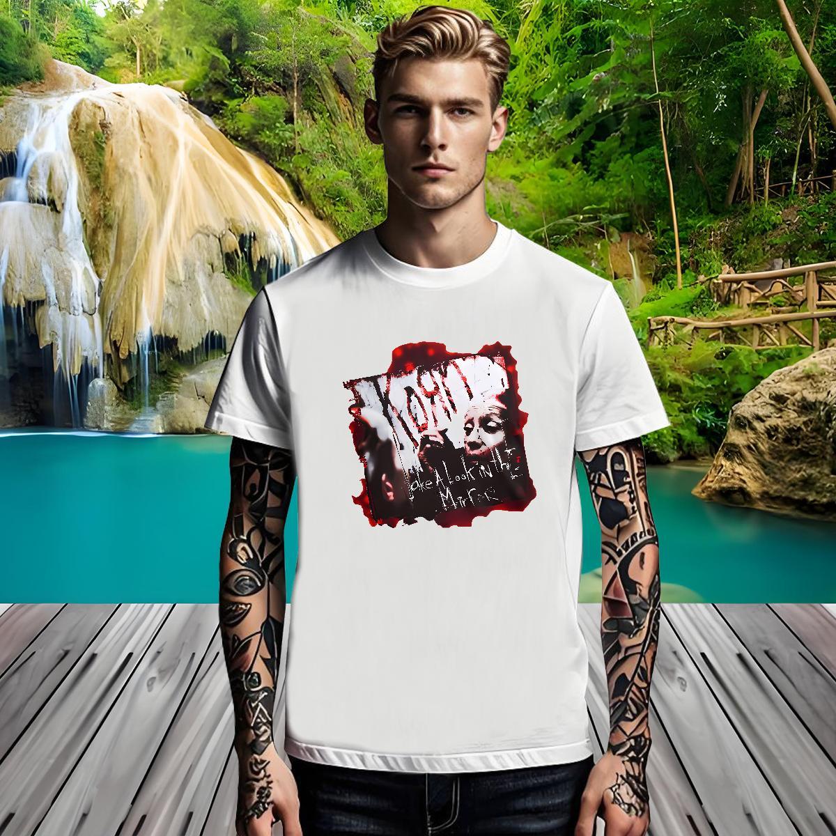 2024 Men Clothes T-Shirt 230g 100% Cotton Casual Daily Wear scary Pure Cotton T shirt Comfortable Custom Cartoon Clothings
