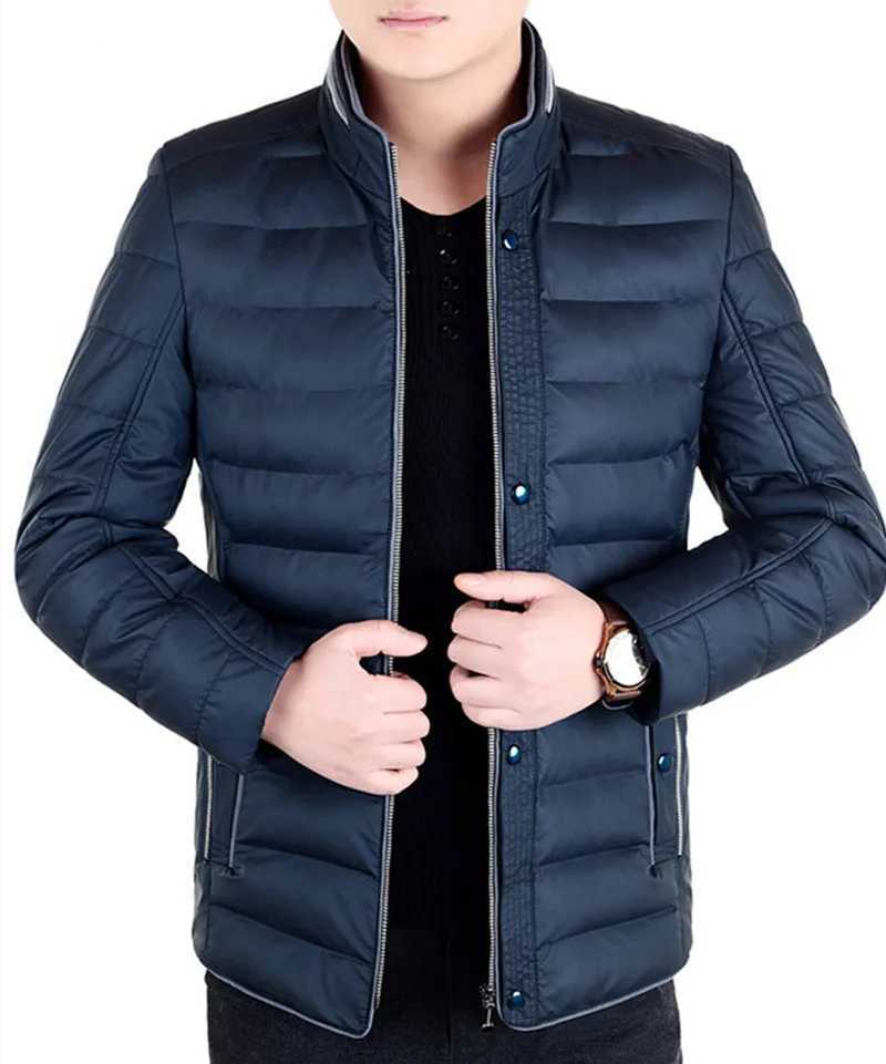 Puffer jacket Mens Male Winter Jacket White Duck Down Coat Stand Collar Men Jackets Casual Warm Down Coats Casaco Masculino WXF143 s M240821