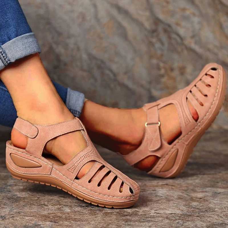 High Quality Sandals Shoes Women Summer Beach Womens Sandals Non-Slip Sandals For Women Wedge Shoes Woman Soft Footwear Sandal Women Female T241227
