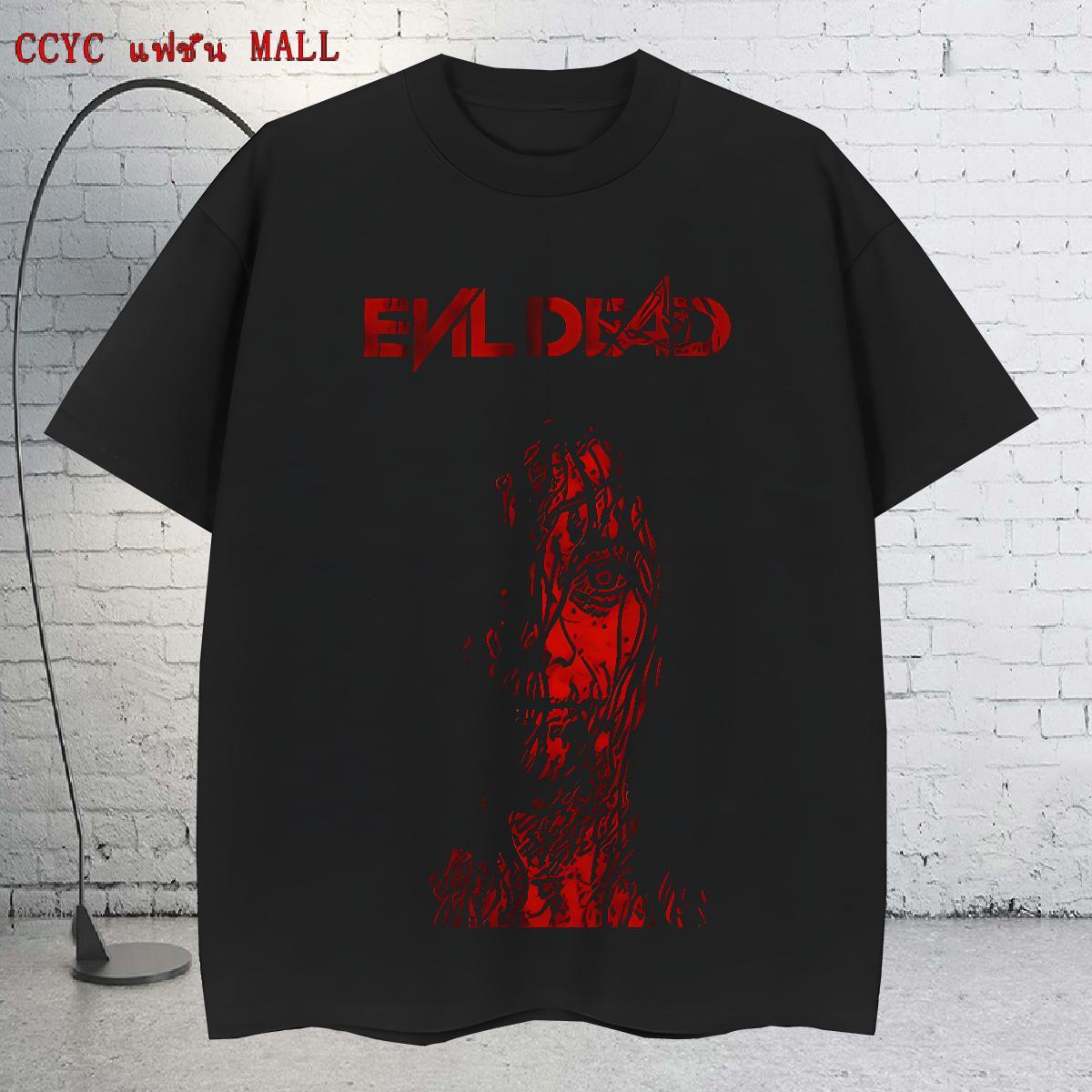 Brand Mens Tshirts 230g Pure Cotton High Street Hip Hop scary O-Neck Short Sleeve T-Shirts Comfortable Custom Printed Tops