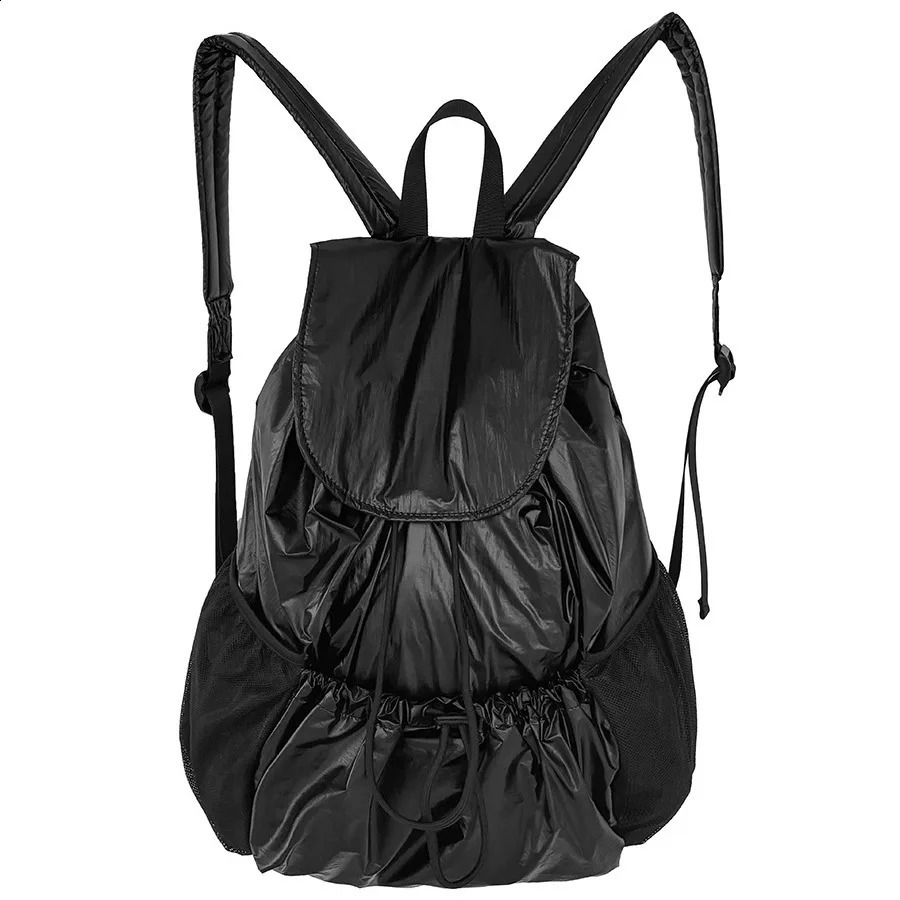 Preppy Style pleated womens backpack Korean niche design travel womens backpack Y2k girls school bag shoulder strap womens backpack 240808