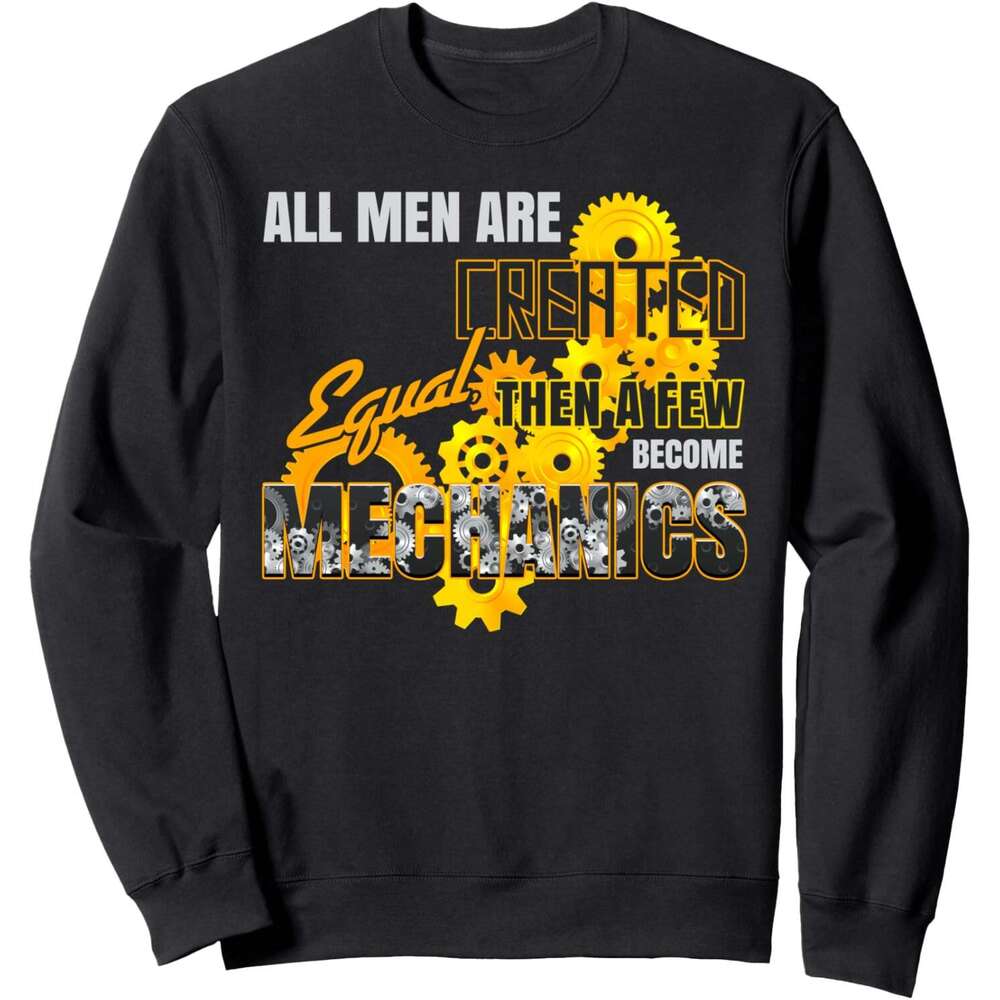 Long Sleeve Shirts for Men sweatshirt All Men Are Created Equal nic Gear Systems Sweatshirt T shirt Tee Streetwear Casual tops clothes