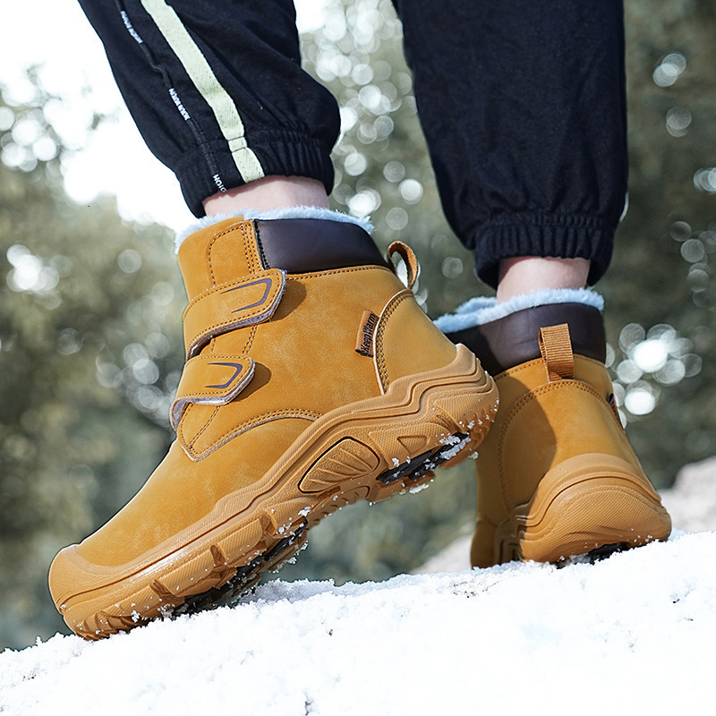 Ddmysports New Children S Shoes With Plush Insulation For Both Boys And Girls Outdoor Snow Boots Sports High Top Cotton Waterproof OUTDOOR
