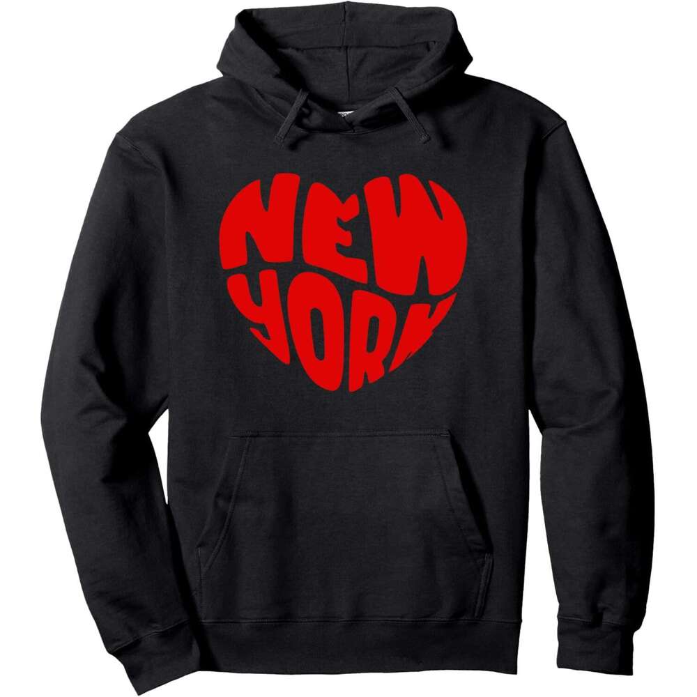 Hoodie for Mens Womens I Love NYC City The Big Apple This is My New York Pullover Hoodie Graphic Hoodies Sweatshirt Pullover Long Sleeve