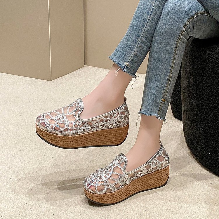 Ddmysports Summer New Thick Bottom Fisherman S Casual Breathable Single Shallow Mouth Flat Women One Foot Shoes OUTDOOR
