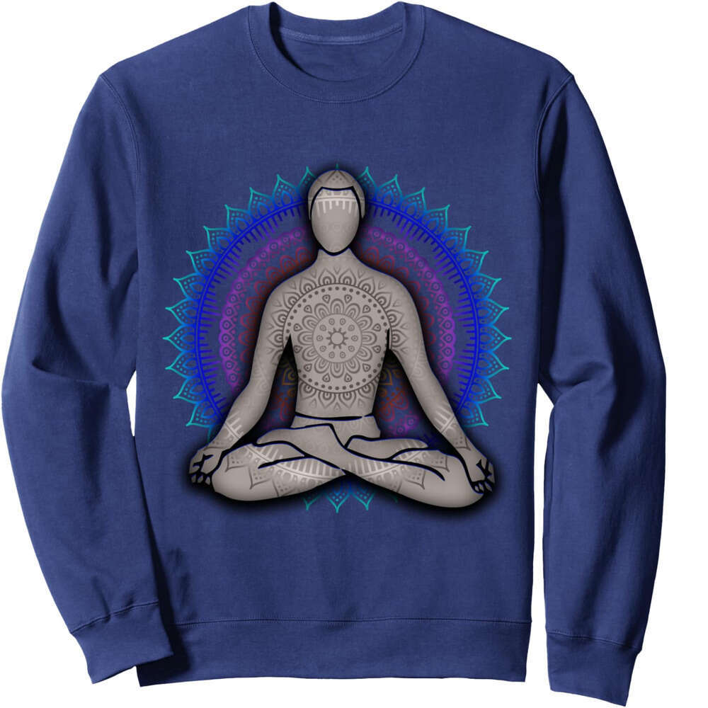 Long Sleeve Shirts for Men sweatshirt Yogis Meditation Cute Relaxing Cool Yoga Lover Gift Sweatshirt T shirt Tee Streetwear Casual tops clothes