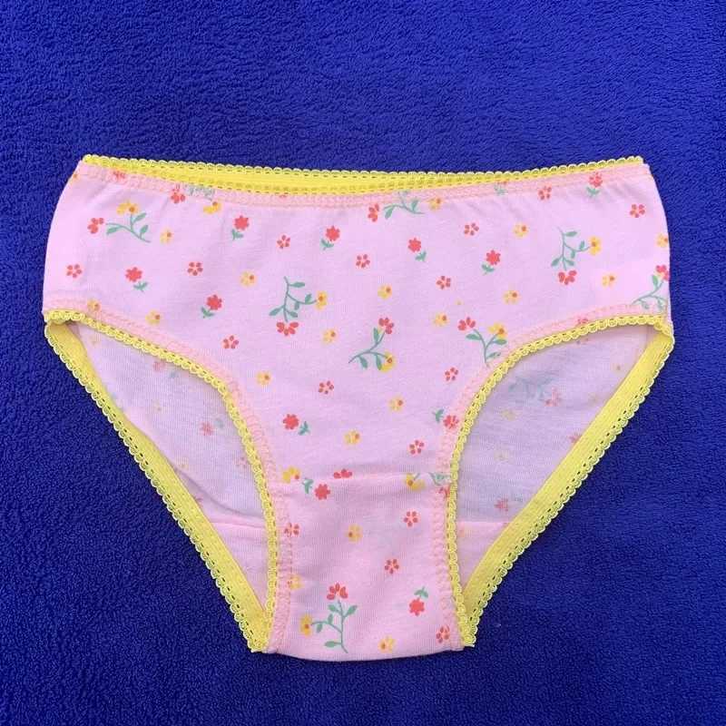 12pcs /Lot Baby Girls Briefs Cartoon Underwears Children Panties Short Underpants Kids for 1-12 Years Y240821