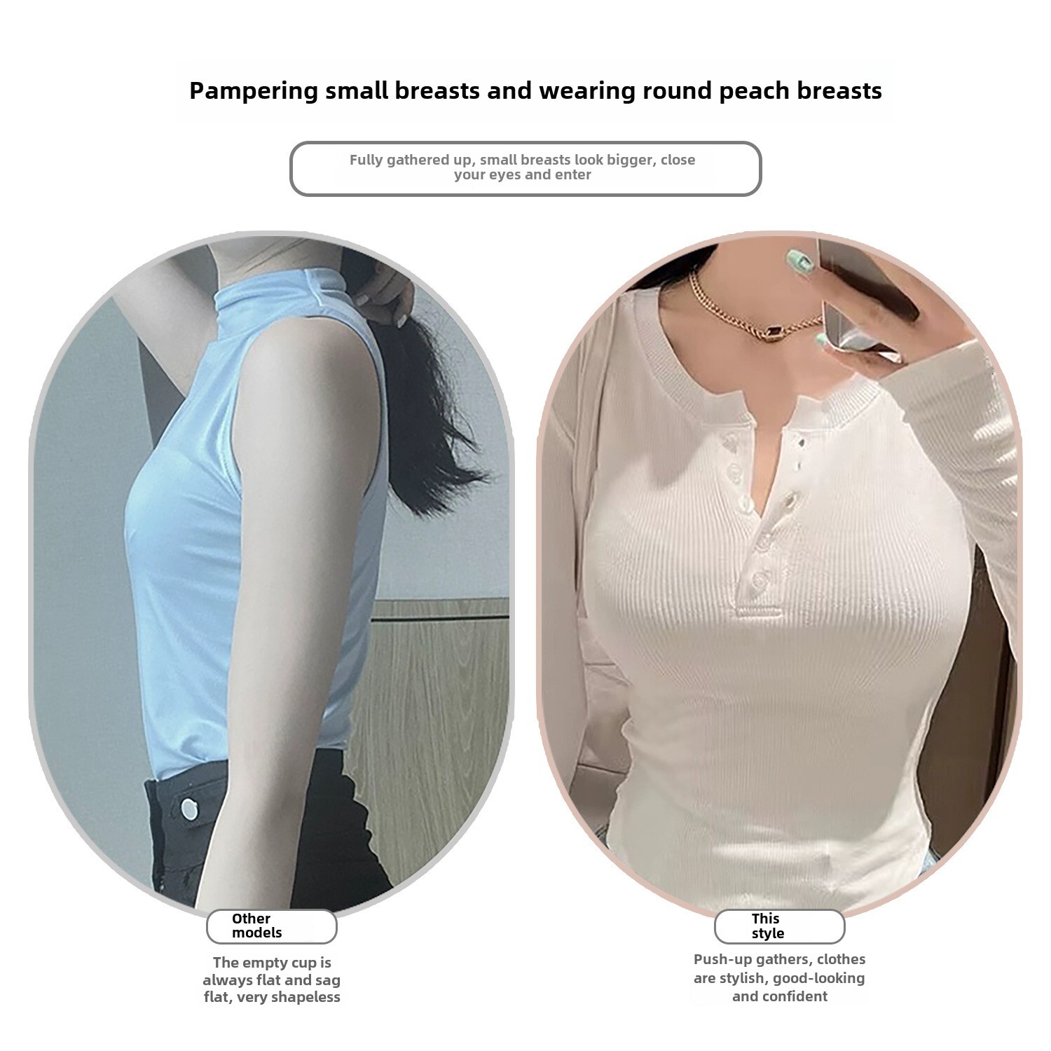 Untouched lingerie for women small that gather show off, adjustable design with gathered and paired breasts to prevent sagging, no steel hoop bra dong