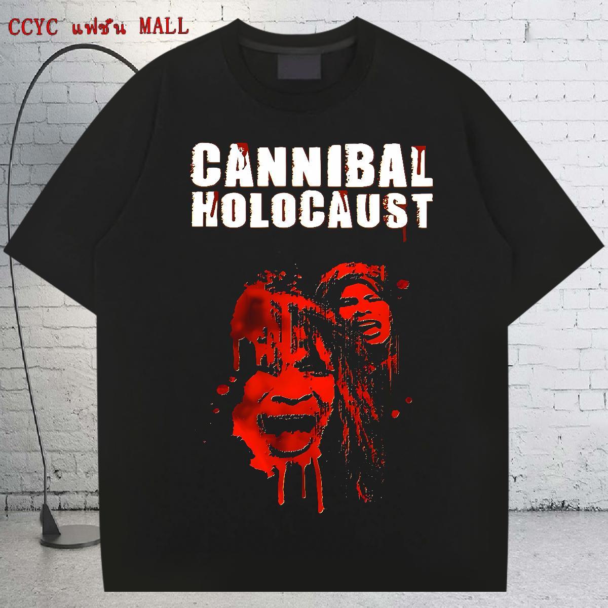 Fashion New Men Tops Tees 230g Cotton Summer Casual scary O Neck Short Sleeves Men T Shirts Loose DIY Printed Clothings