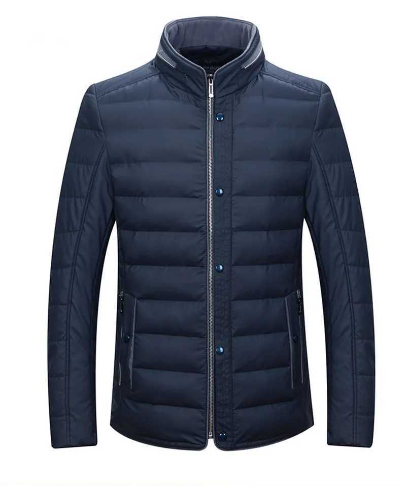 Puffer jacket Mens Male Winter Jacket White Duck Down Coat Stand Collar Men Jackets Casual Warm Down Coats Casaco Masculino WXF143 s M240821