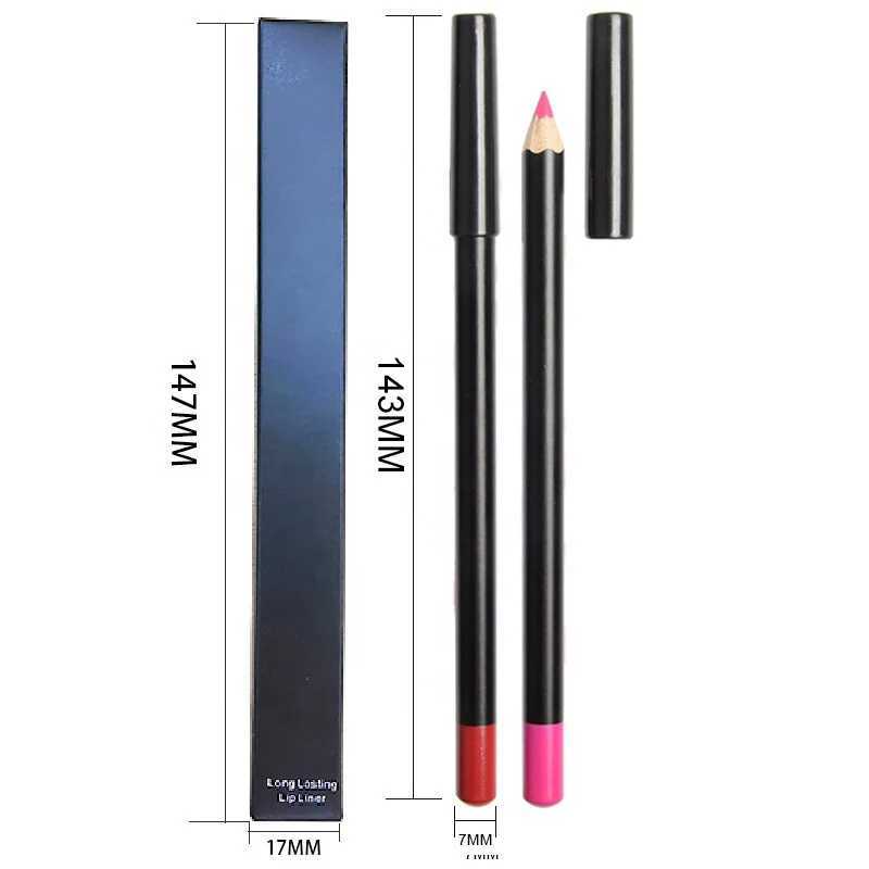 Bivanfe Matte Brown Lip Liner Pencil Waterproof Long Lasting Makeup Cosmetics Lipliner For LipsXJ241209