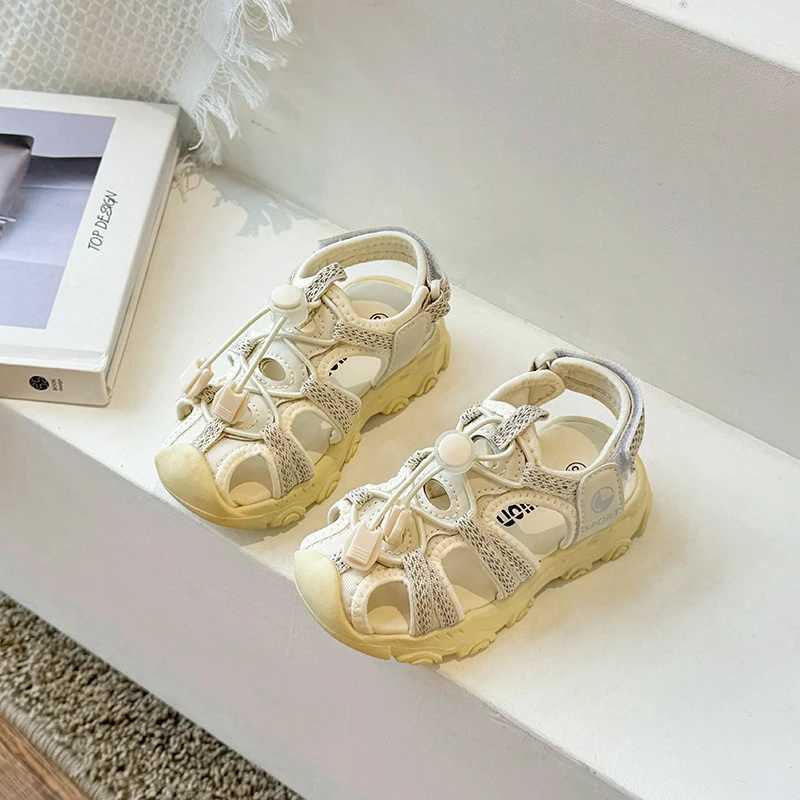 Childrens Closed Toe Sports Sandals 2024 Summer New Soft Bottom Lightweight Casual Childrens Sandals W240821
