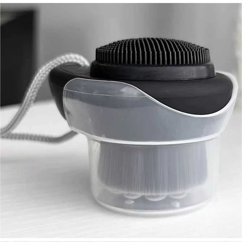 Face Care Tool Massage Scrubber Facial Cleansing Brush Wash Face Brush Soft Bamboo Charcoal Facial Cleansing Brush Y240821