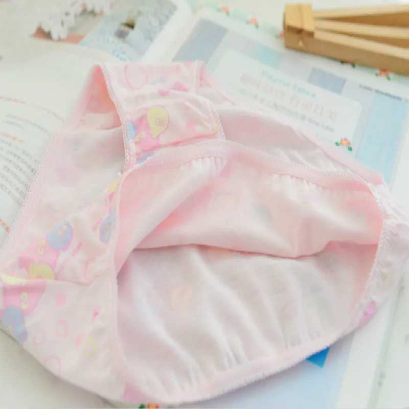 6pcs/Lot 100% Cotton Print Childrens Underwear Girls Panties 2-12Years Y240821