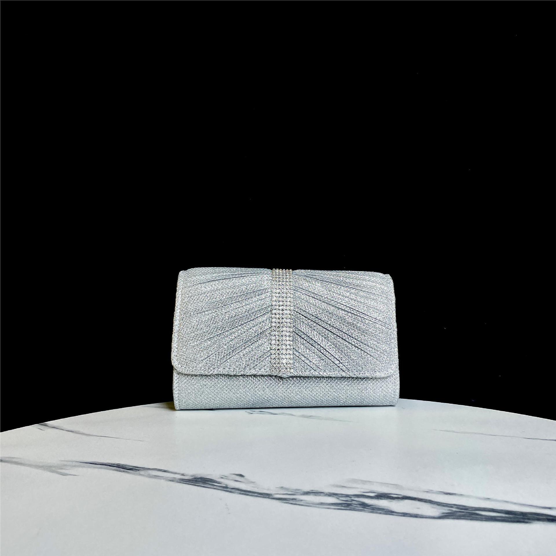 2025S Fashion Designer New dinner paired with cheongsam socialite dress bag, dia studded handbag, diagonal cross