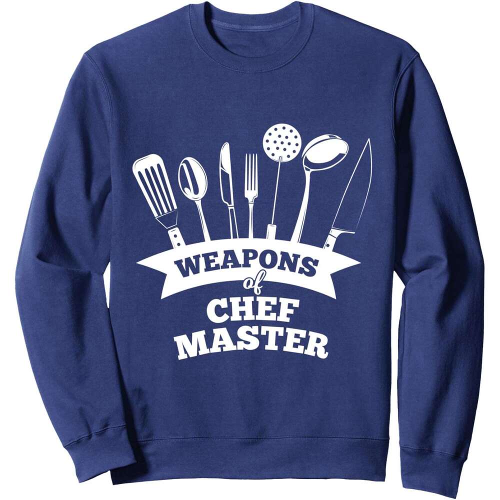 Long Sleeve Shirts for Men sweatshirt Funny Weapons of Master Cooking Chef Gift Baking Tools Sweatshirt T shirt Tee Streetwear Casual tops clothes