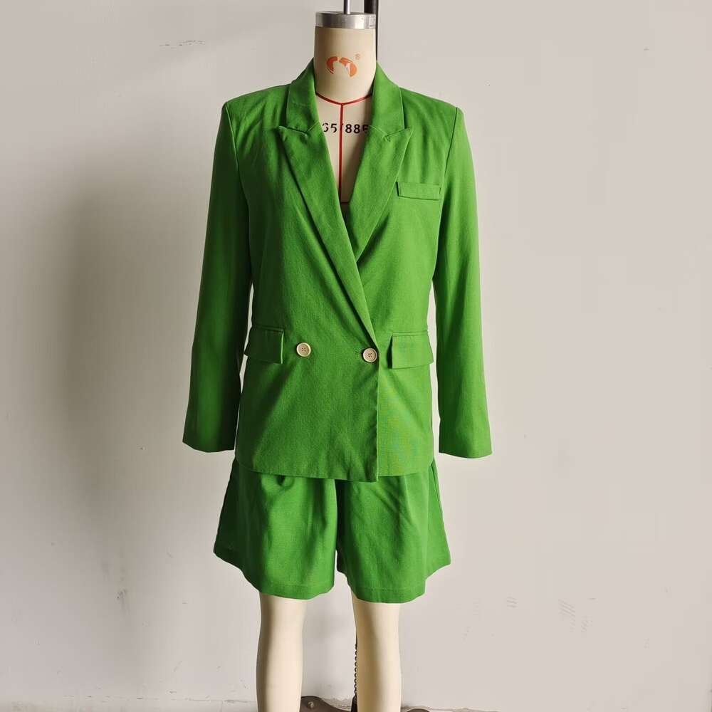 Women's clothing 2024 autumn and winter new style simple, fashionable, casual, waist cinched, imitation linen small suit jacket for women