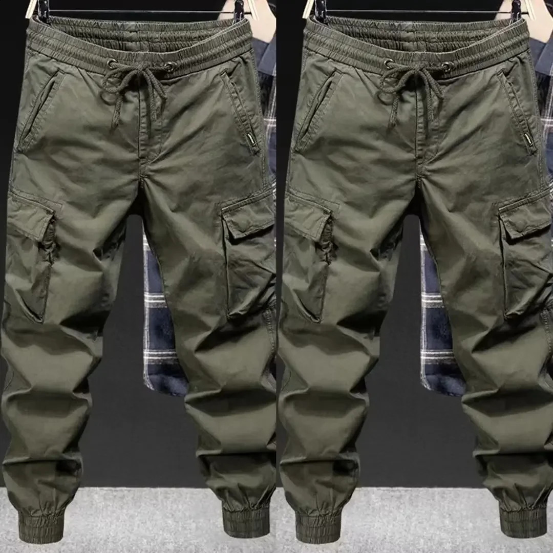Fashion casual pants mens loose fit suitable for youth style commodity solid color cutting fashion spring and summer shoes 240821