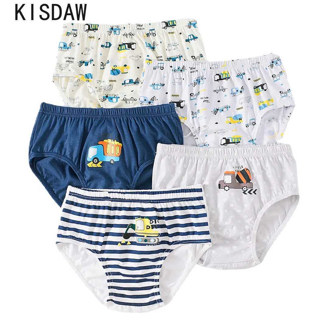 5 Pcs/Lot Kids Underwear Soft Cotton Briefs for boys Cute Cars Cartoon Children Underwear Breathable Boys Underpants Comfortable Y240821