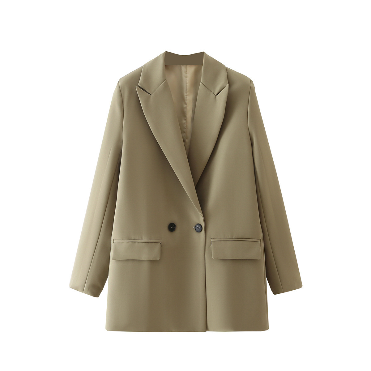 2024 Spring and Autumn New Style Fashion Casual Light Grey Suit Coat Women's A8PS27372