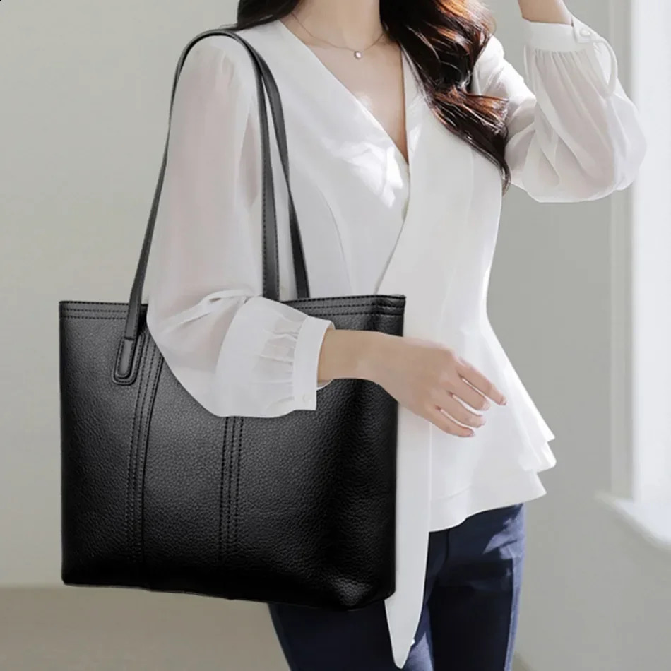 womens bag ner highquality soft leather large shoulder messenger handbag shopping 240820